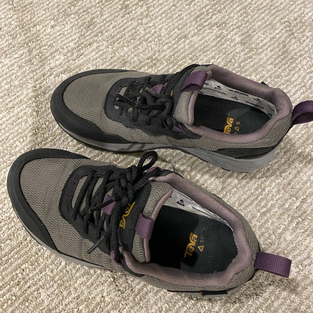 Teva Women's Black and Gray Athletic Shoes - Picture 2 of 4